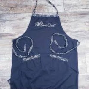 Pamper Chef Apron NWOTS Black White